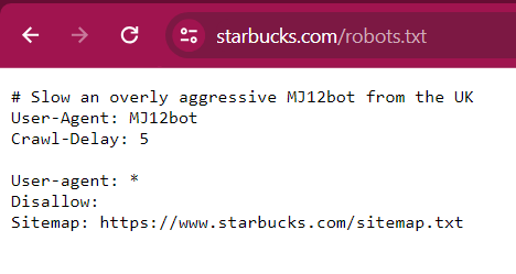 Przykład Robots.txt